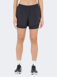 New Balance Sport 2-In-1 Women Performanc Short Black