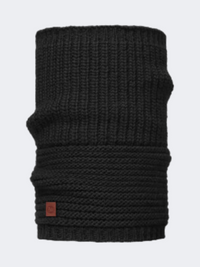 Buff Knitted Collar Gribling Women Lifestyle Tubular Black