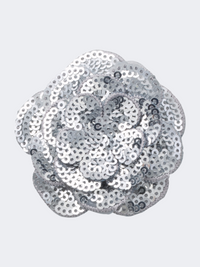 Crocs Silver Sequin Unisex Lifestyle Pins Multicolor