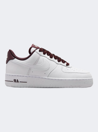 Nike Air Force 1 07 Vintage Women Lifestyle Shoes Burgundy/Silvr/White
