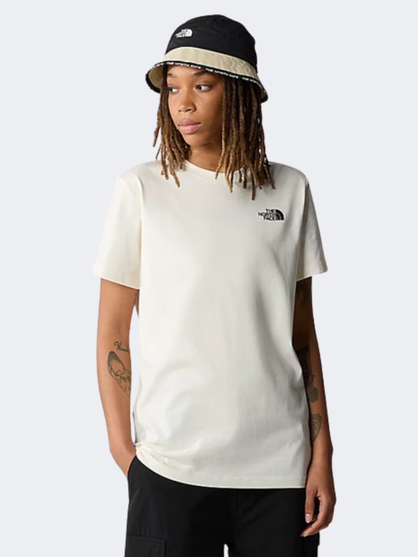 The North Face Relaxed Redbox Women Lifestyle T-Shirt White Dune ...