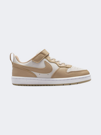 Nike Court Borough Ps-Girls Lifestyle Shoes Linen/White