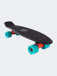 Penny Bright Light 22 Inch Unisex Skating Skateboard Black/Orange/Cyan