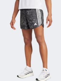 Adidas Own The Run Excite All Over Print Men Running Short Black