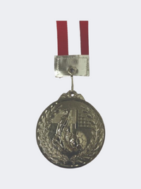 Topten Accessories 65X4 Mm Unisex Football Medal Silver