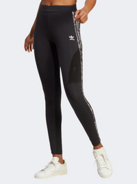 Adidas 3-Stripes Print Women Original Tight Black
