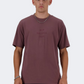 New Balance Iconic Collegiate Graphic Men Lifestyle T-Shirt  Licorice