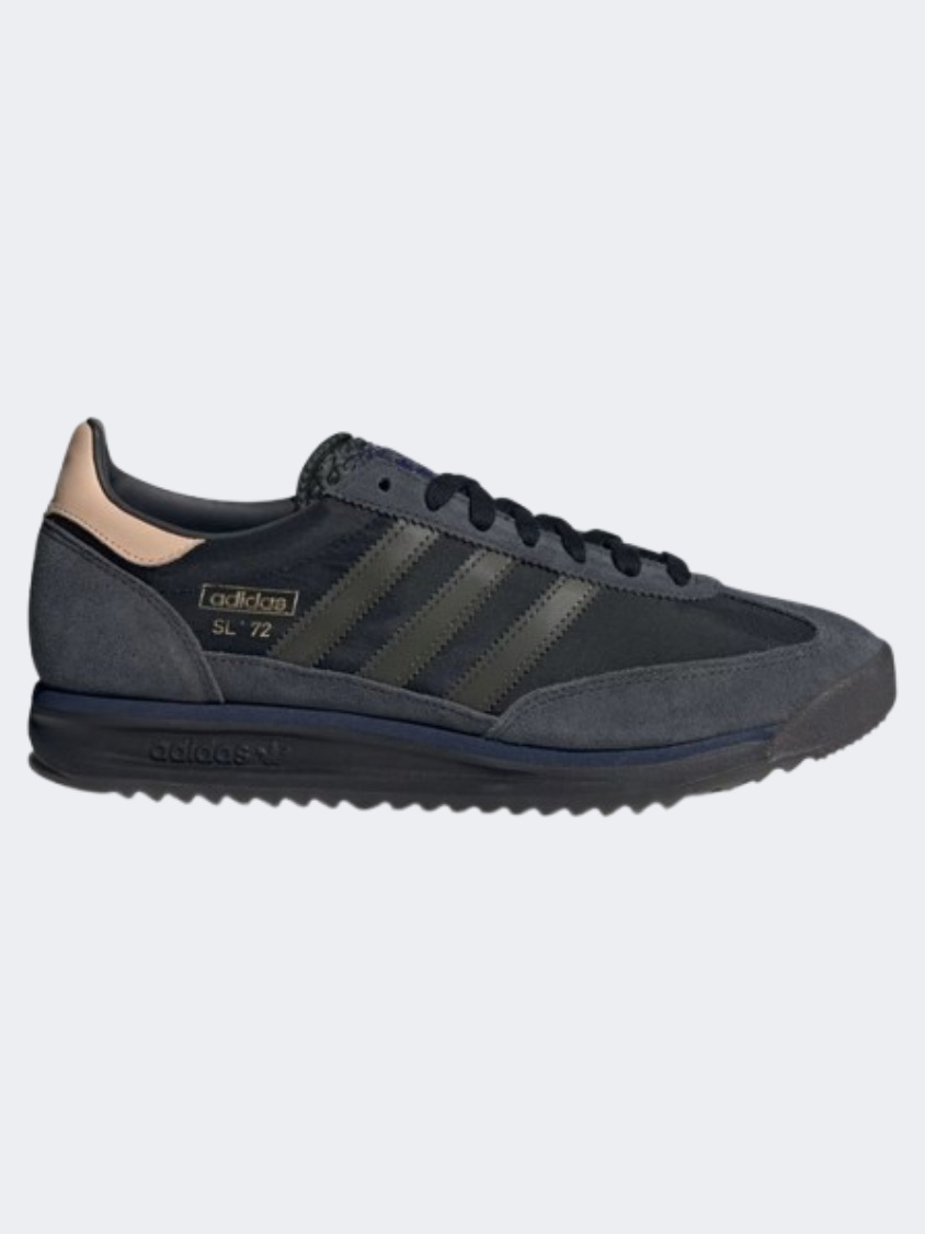 Adidas SL 72 Rs Men Original Shoes Black/Olive/Indigo