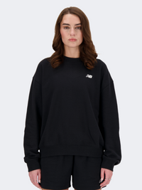 New Balance French Terry Women Lifestyle Sweatshirt Black