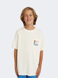 Oneill Chest Pocket Boys Lifestyle T-Shirt Snow White