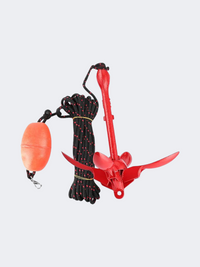 Cressi Squid Foldable Anchor Set Spear Fishing Equipment Black/Red