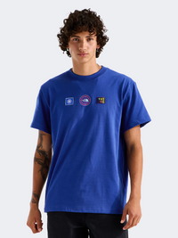 The North Face Explorer Badges Relaxed Men Lifestyle T-Shirt Bold Blue