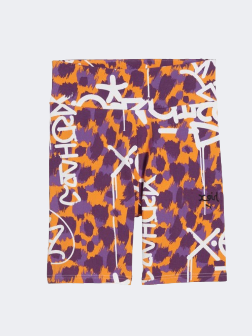 Puma X All Over Print 7 Inch Women Lifestyle Short Clementine