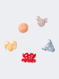 Crocs Elevated Animals 5 Pack Lifestyle Pins Multicolor