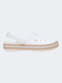 Crocs Crocband Unisex Lifestyle Clog White/Pink/Caramel