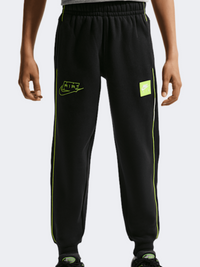 Nike Air Fleece Boys Training Pant Black/Volt
