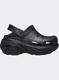 Crocs Bubble Crush Clog Unisex Lifestyle Slippers Triple Black