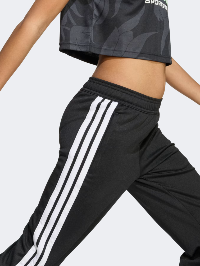 Adidas House Of Tiro Colors Of Football High-Waisted Wide-Leg Kids-Girls Sportswear Pant Black/White