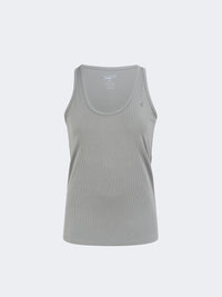 Oil And Gaz Ribbed Women Training Tank Grey