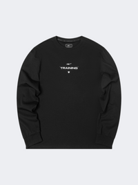 Erke Pullover Men Training Sweatshirt Black