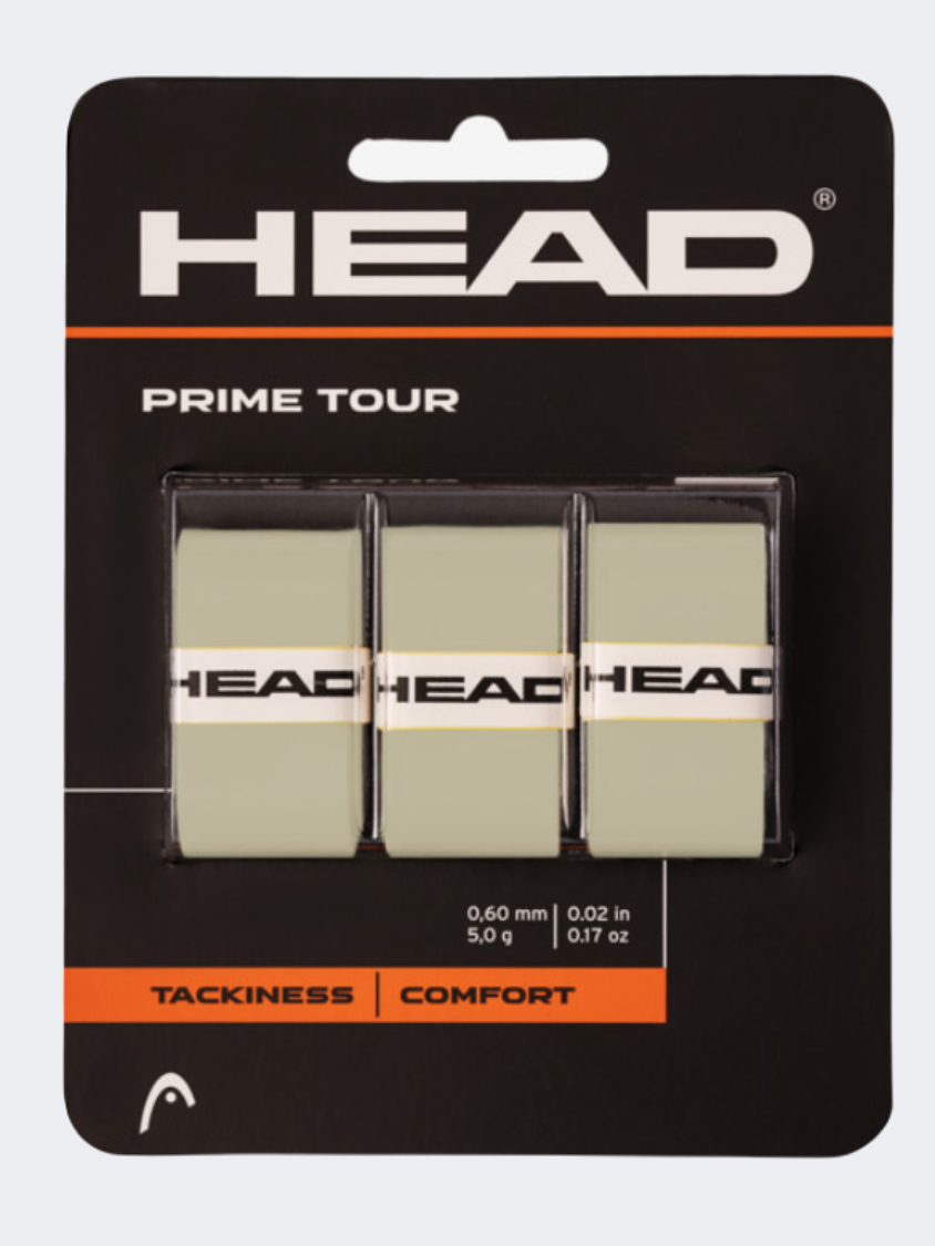 Head Prime Tour 3 Pcs Pack Tennis Grip Grey