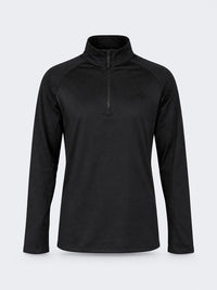 Oil & Gaz Functional Unisex Lifestyle Tech Fleece 1/4 Zip Black