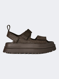 Ugg Goldenglow Embossed Women Lifestyle Sandal Dense Smoke