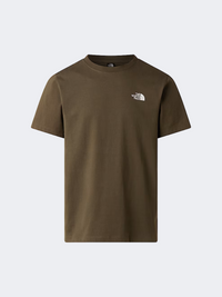 The North Face Regular Graphic Men Lifestyle T-Shirt New Taupe Green