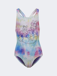 Adidas Disney Tie Dye Daisy Duck Little-Girls Swim Monokini Purple Rushbright