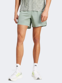 Adidas Ultimate Heat Rdy Men Running Short Silver Green