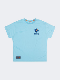 Erke Fearless Kids-Boys Basketball T-Shirt Light Blue