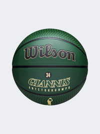 Wilson Nba Player Icon Giannis Size 7 Basketball  Ball Green