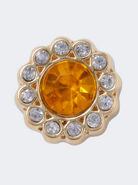 Crocs Daisy Gem Unisex Lifestyle Pins Gold/Silver