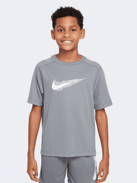 Nike Df Multi Boys Training T-Shirt Smoke Grey
