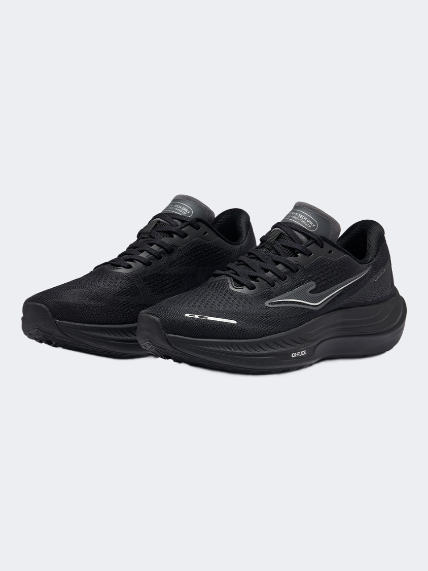 Erke Men Running Shoes Black/Charcoal