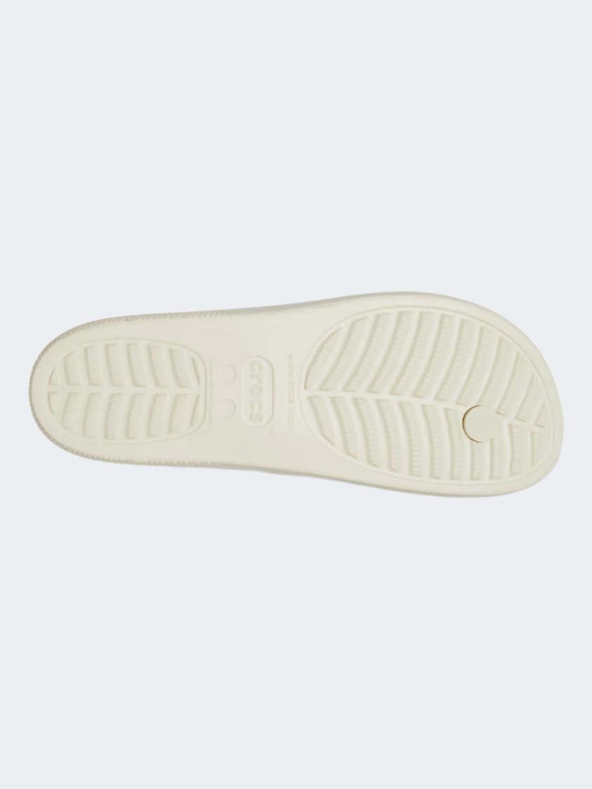 Crocs Classic Platform Women Lifestyle Slide Bone