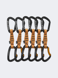 Salewa Ortles Straight/Bent 110 Qd 6 Pack Climbing Equipment Black/Orange