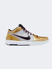 Nike Kobe Iv Protro Men Basketball Shoes Metallic Gold/White