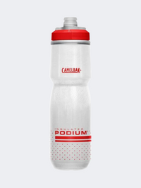 Camelbak Podium Chill 24 Oz Biking Bottle Fiery Red/White