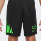 Nike Cr7 Academy 23 Boys Football Short Black/Green Strike