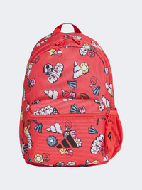 Adidas Fun Kids Girls Training Bag Semi Lucid Red
