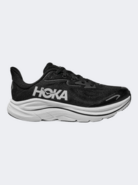 Hoka Clifton 10 Gs-Boys Running Shoes Black/White