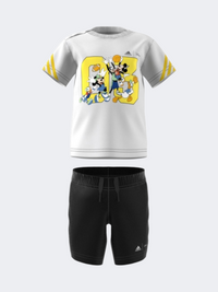 Adidas Disney Mickey Mouse Summer Baby-Boys Sportswear Suit White/Black