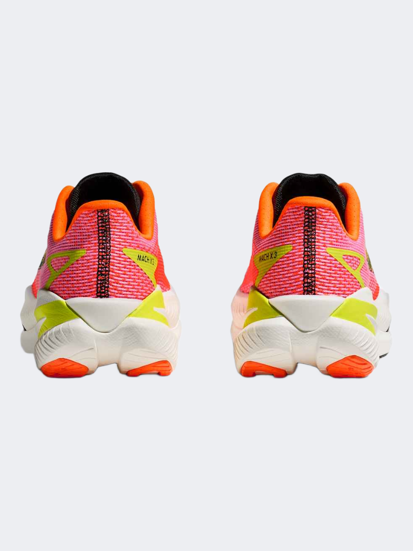 Hoka Mach X 3 Women Running Shoes Neon Rose