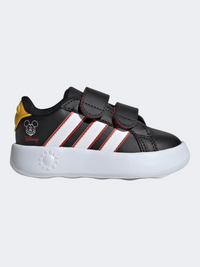 Adidas X Disney Mickey Mouse Grand Court Infant-Boys Sportswear Shoes Black/White/Red