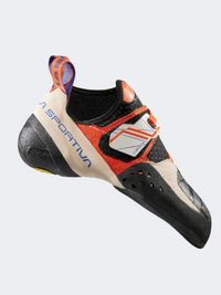 La Sportiva Solution Women Climbing Shoes White/Lily Orange
