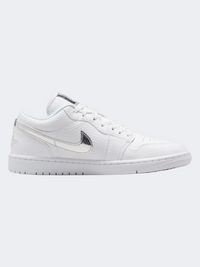 Nike Air Jordan 1 Low Se Women Lifestyle Shoes White/Metalic Silver