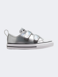 Converse Chuck Taylor All Star Infant-Girls Lifestyle Shoes Silver