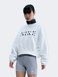 Nike Sportswear Phoenix Fleece Women Lifestyle Long Sleeve White