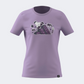 Adidas Climacool Animal Graphic Kids-Girls Sportswear T-Shirt Purple